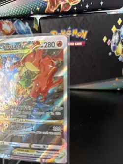 Pokemon TCG Charizard VSTAR SWSH262 Holo Black Star Promo Card NM-NM+ Condition - Image 4