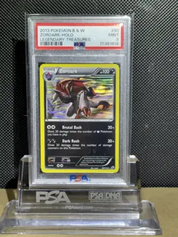 2013 Pokemon B & W Legendary Treasures Zoroark Holo 90/113 PSA 9 MINT - Image 1