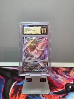 POKEMON CGC 10 PRISTINE MEW VMAX 114/264 2021 FUSION STRIKE HOLO - Image 1