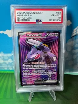 PSA 10 Genesect ex 161 - Pokemon Black Bolt Ultra Rare GEM MINT - Image 1