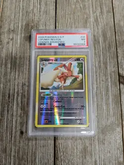 PSA 7 2008 Pokemon D & P Lopunny Rev Foil Legends Awakened #33 - Image 1