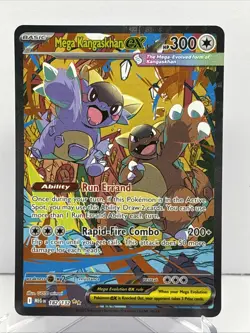 Pokemon TCG Mega Kangaskhan EX 182/132 Holo Rare Mega Evolution - Image 1