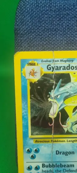 Pokemon Base Set Unlimited Gyarados 6/102 Holo Rare Wizards Of The Coast Heavy P - Image 3