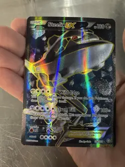 Steelix EX 108/114 Full Art Holo XY Steam Siege Pokemon TCG NM C37 - Image 2