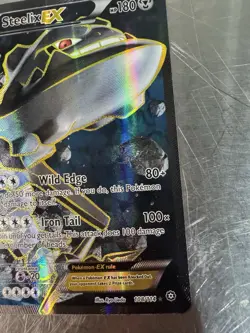 Steelix EX 108/114 Full Art Holo XY Steam Siege Pokemon TCG NM C37 - Image 5