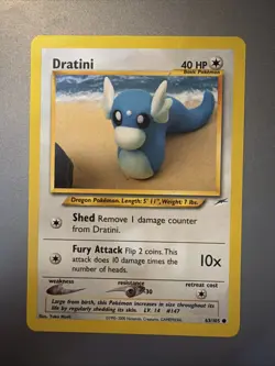 Dratini - 63/105 - Neo Destiny - Pokemon Vintage - 2000 - NM - Image 1