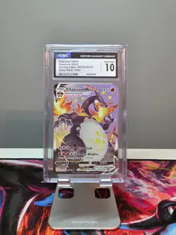 POKEMON CGC 10 CHARIZARD VMAX SV107/SV122 SHINING FATES SHINY VAULT HOLO - Image 1
