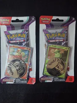 Pokemon Paldea Evolved Checklane Blister Booster Pack Combo (Smoliv & Growlithe) - Image 1