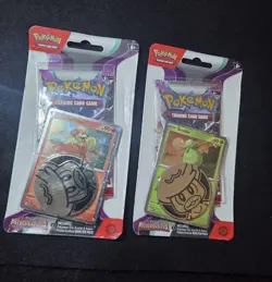 Pokemon Paldea Evolved Checklane Blister Booster Pack Combo (Smoliv & Growlithe) - Image 2