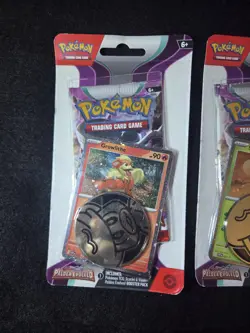 Pokemon Paldea Evolved Checklane Blister Booster Pack Combo (Smoliv & Growlithe) - Image 3