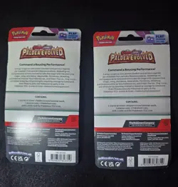 Pokemon Paldea Evolved Checklane Blister Booster Pack Combo (Smoliv & Growlithe) - Image 5