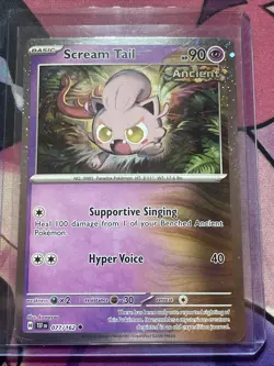 Scream Tail Cosmos Holo 077/162 Pokemon Temporal Forces Nm - Image 1