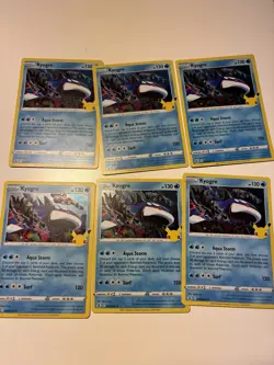 Pokemon TCG - Celebrations - Holo Rare - Kyogre 003/025 25th Anniversary - Image 3