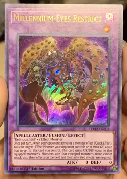 Yugioh Millennium Eyes Restrict LED2-EN003 Ultra Rare 1st Ed LP w/Tracking - Image 2
