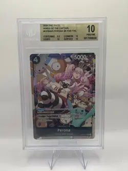 One Piece PERONA Wings of the Captain Alt BGS 10 PRISTINE OP06-093 English - Image 1