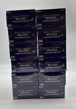 Lot of (12) One Piece English OP-10 Royal Blood Booster Display Box Sealed - Image 3