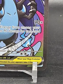 Pokemon Phantasmal Flames UPC MEGA CHARIZARD X EX #23 PROMO - Image 5