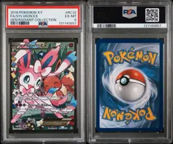 2016 POKEMON XY GENERATIONS RADIANT COLLECTION SYLVEON EX RC32/RC32 FA PSA 6 - Image 3