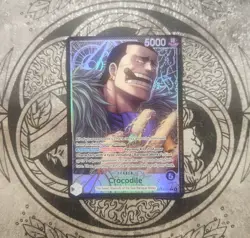 One Piece | Crocodile | OP14-079 | Alt Art LEADER (L) | NM - Image 1
