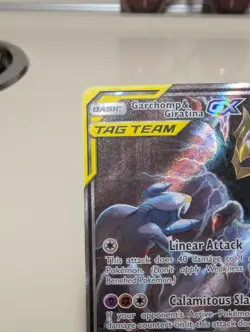 Pokemon Garchomp and Giratina GX SM193 Black Star Promo NM - Image 2