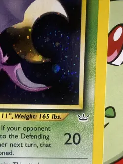 Pokemon TCG Crobat 4/64 Neo Revelation Holo Rare LP Swirl - Image 5
