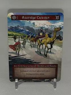 Sorcery Contested Realm: Alpha Azuridge Caravan Sample Card - Image 1