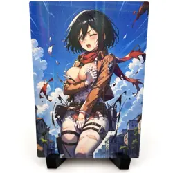 Attack on Titan Mikasa Ackerman Sexy Hot Anime Waifu Girl Goddess Story Art Card - Image 3