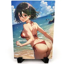 Attack on Titan Mikasa Ackerman Sexy Hot Anime Waifu Girl Goddess Story Art Card - Image 3