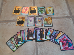 Bundle of 33 Miraculous Secrets cards - never used so mint - 9 shiny holo - Image 1