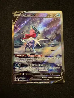Suicune v Crown Zenith Galarian Gallery Holo Ultra Rare Card GG38 GG70 - Image 1