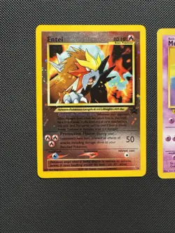 Pokemon TCG WoTC Promo Cards Set Entei 34/53 Mew 08/53 Electabuzz 02/53 Set LP - Image 2