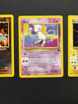 Pokemon TCG WoTC Promo Cards Set Entei 34/53 Mew 08/53 Electabuzz 02/53 Set LP - Image 3