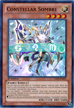 Yugioh | Super Rare 1st Ed NM | Constellar Sombre LTGY-EN093 - Image 1