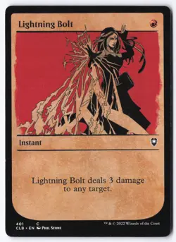 Lightning Bolt (Showcase) C Commander Legends: Battle for Baldur's Gate 401 NM - Image 1