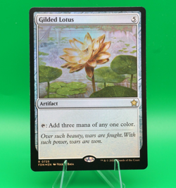 Gilded Lotus | 725 | Rare | Foil | Foundations | MTG | 2024 - Image 1