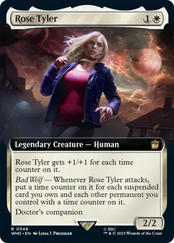 Rose Tyler (Extended Art) [Doctor Who] Magic MTG - Image 1
