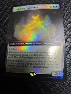 1x Enduring Innocence - Foil - Extended Art Near Mint MTG Magic - Kid Icarus - - Image 1