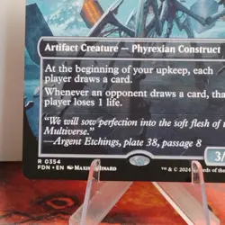 MTG Scrawling Crawler 0354 (Borderless) Foundations Regular Finish - Image 3