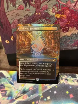 Hallowed Fountain (Borderless) Lorwyn Eclipsed Foil Near Mint - Image 1