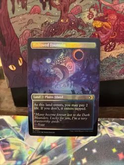 Hallowed Fountain (Borderless) Lorwyn Eclipsed Foil Near Mint - Image 2