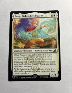 Aang, Airbending Master - Avatar: The Last Airbender MTG Plus Bonus Rare!!! - Image 1