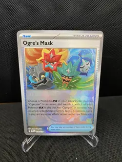 Pokemon Prismatic Evolutions - Ogre's Mask 118/131 Poke Ball NM | FREE SHIPPING - Image 1