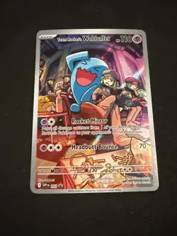 2023-25 Pokemon SV Black Star Promos SVP EN Team Rocket's Wobbuffet #203. 1 - Image 1