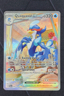 Pokemon TCG Quaquaval EX Holo Special Illustration Rare Full Art 260/193 English - Image 1