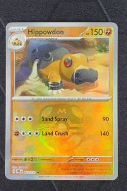 Pokemon Hippowdon Poke Ball Pattern 053/131 Sv Prismatic Evolutions Holo English - Image 1