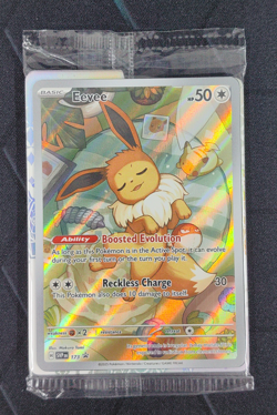 Pokemon Prismatic Evolutions ETB Eevee SVP BLACK STAR PROMO English Holo 2025 - Image 1