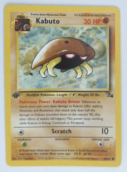 Pokemon TCG - Kabuto - Fossil 1st Edition -Q862 - Image 1