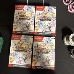 Pokemon TCG Prismatic Evolutions Booster Bundles x4 - New And Sealed - Image 1
