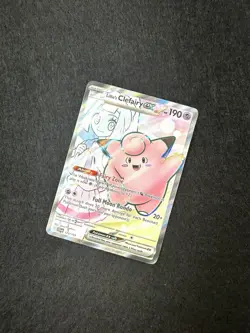 2025 Pokemon SV Journey Together Lillie's Clefairy ex #173/159 Ultra Rare - Image 3