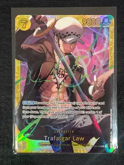 Trafalgar Law OP10-119 SEC - One Piece TCG - English Near-Mint Foil Secret Rare - Image 1